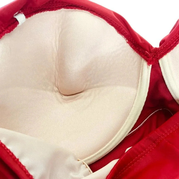 MIRACLESUIT Red Rock Solid Madrid Strapless One Piece - Picture 4 of 13